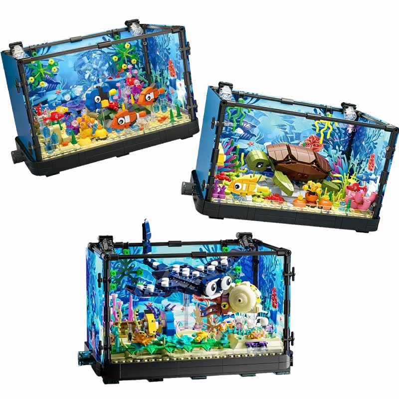 Marine Aquarium Home - Set di blocchi da costruzione per