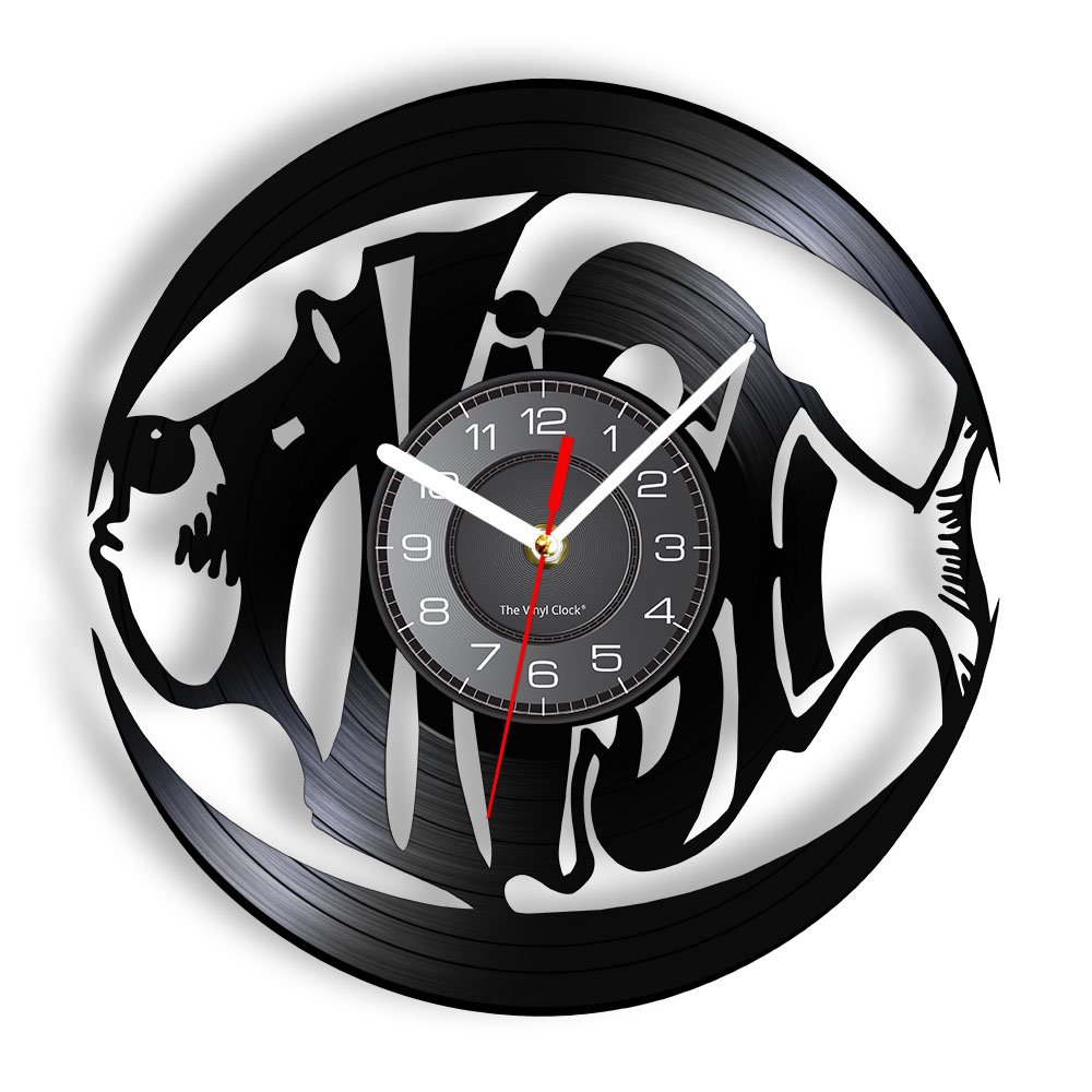 Marine Aquarium Home - Orologio da Parete in Vinile a