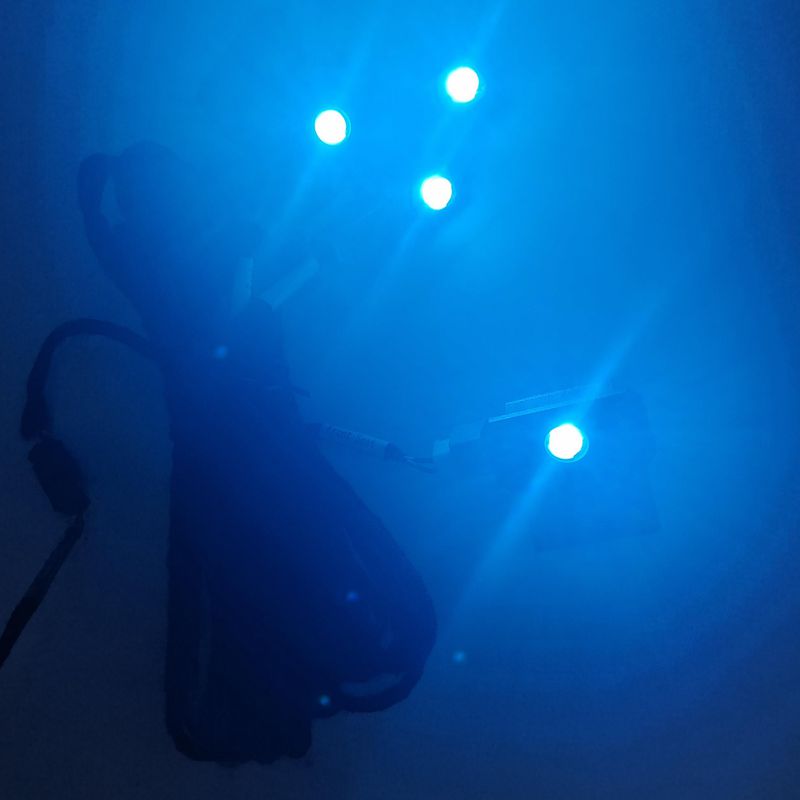 4PCS LED Auto Interni Atmosfer - Actinic Blue Led recensione e prezzo