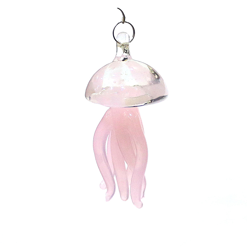 Ciondolo in vetro medusa rosa  - Marine Aquarium Home recensione e prezzo